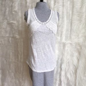 J. Crew lace detail tank top size XS